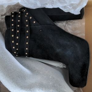 Jessica Simpson, 8M, Black Lux Kid Suede